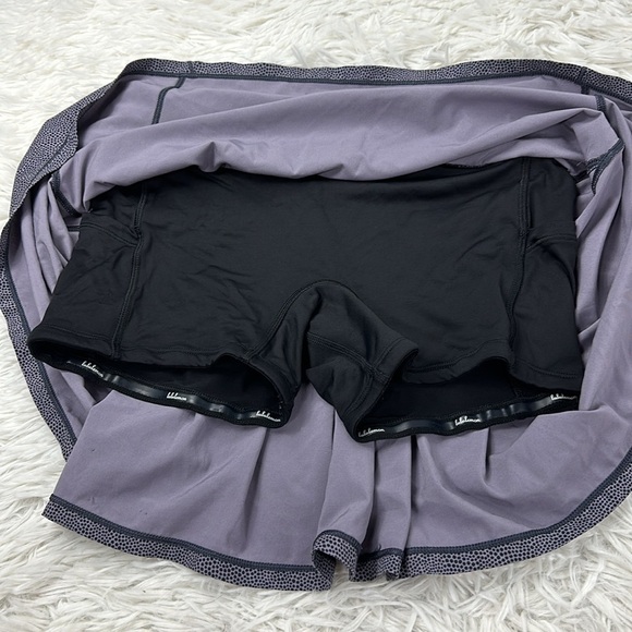 Lululemon Circuit Breaker Skirt II (Tall) (15") Disperse Dusky Lavender Black / - Picture 2 of 6